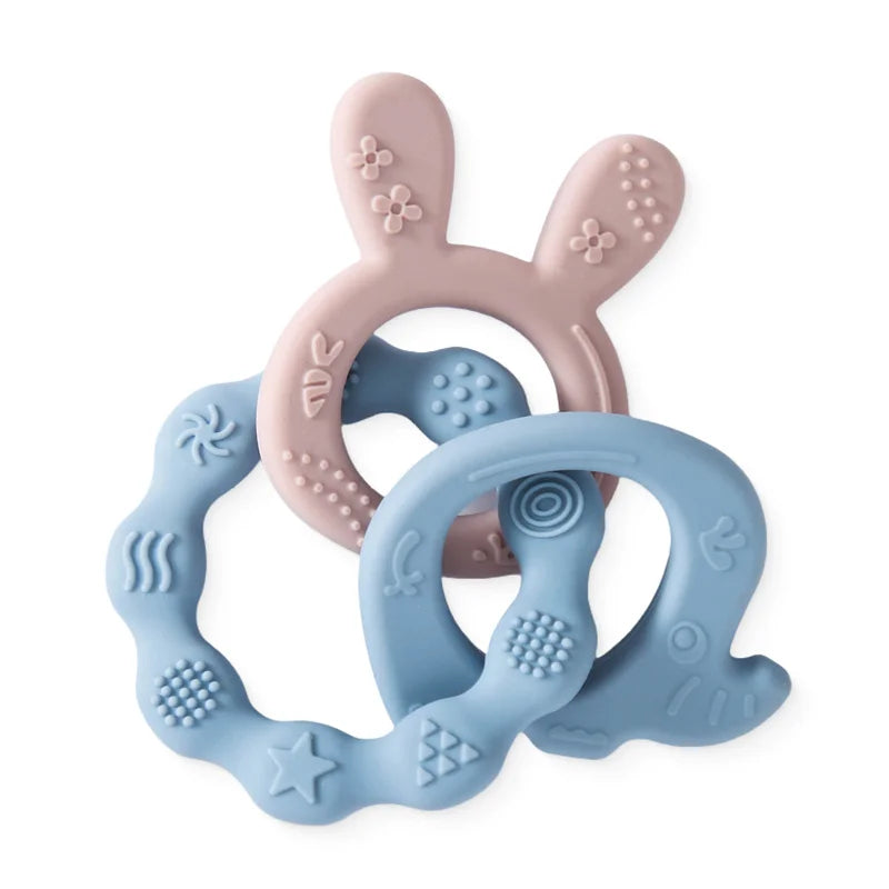 1PC Baby Silicone Training Toothbrush BPA Free Animal Koala Teether Chew Toy Teething Ring Infant Baby Accessory
