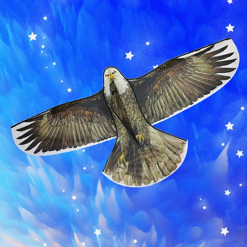 Eagle Kite with Adult Reel Steering – Large Stunt Wind Kite, Professional Accessories, Children’s Flying Outdoor Play Toy