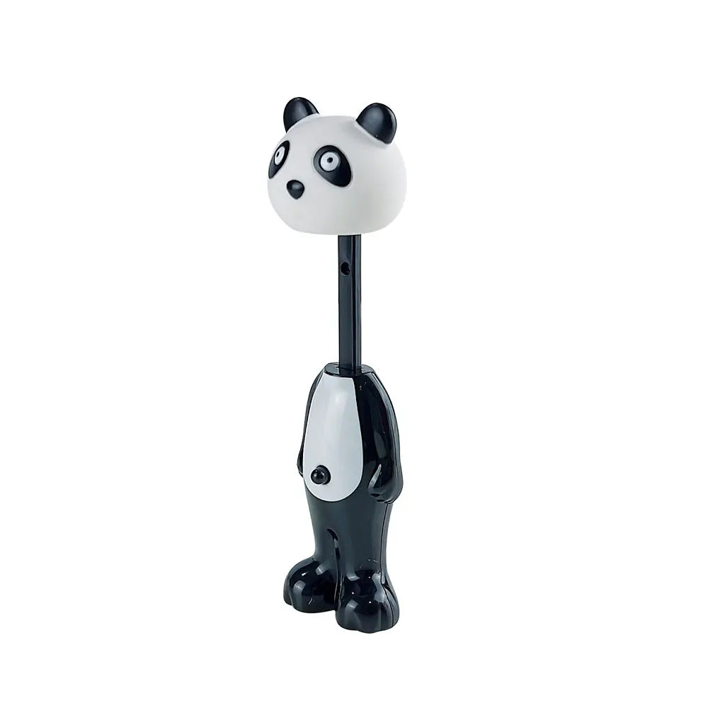 Baby Retractable Bounce Up Toothbrush, Cute Animal Shaped Teethers, Soft Bristle Oral Kids Teeth Care Cleaning