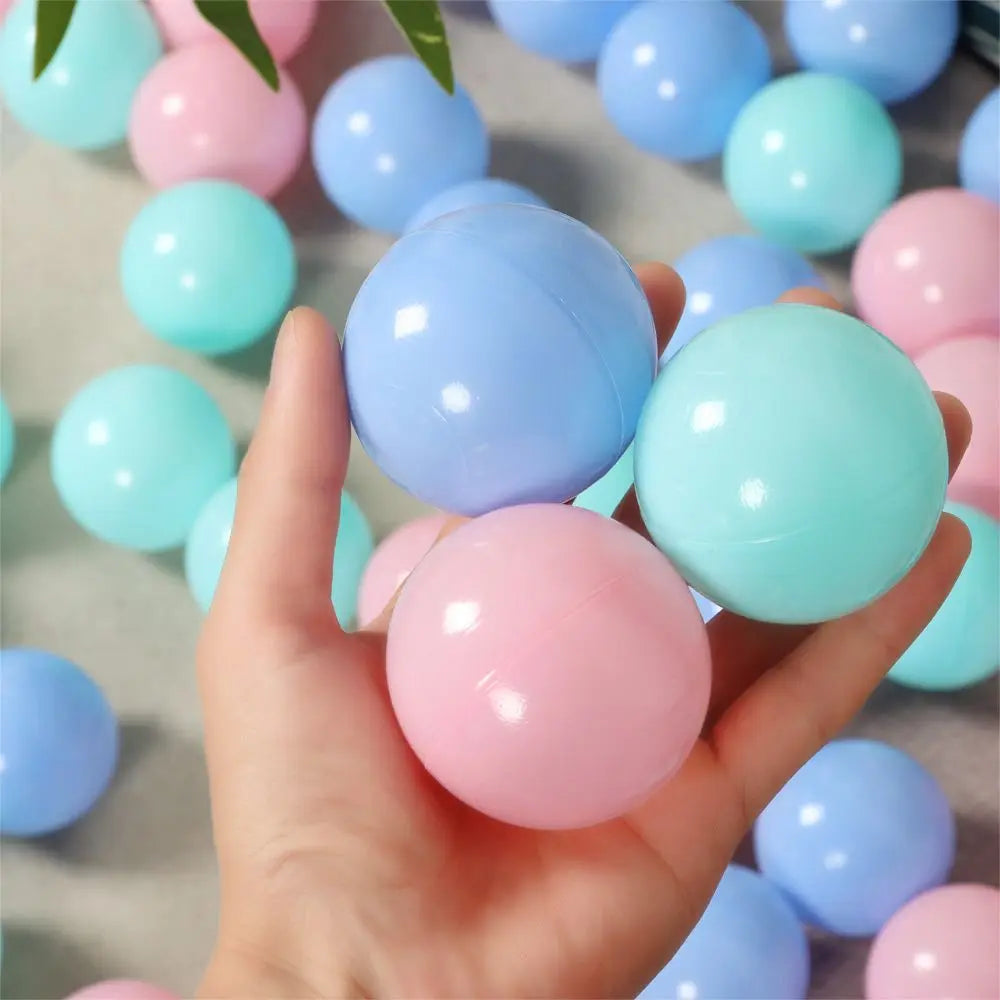 100 Pcs Colorful Soft Water Balls – Eco-Friendly Stress Relief Air Balls for Pool, Ocean Wave Play, Baby & Children’s Toy