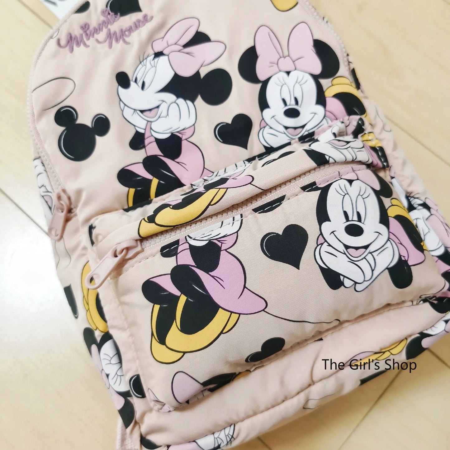 Disney Minnie New Original Fashion Girls Backpack – High Quality, Large Capacity Cute Children's School Bag, Luxury Brand Backpack - Kidzy Market