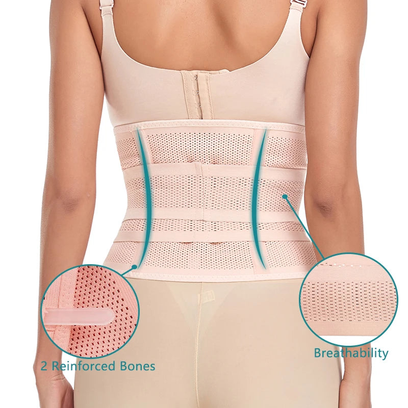 Postpartum Girdle C-Section Recovery Belt, Back Support Belly Wrap, Abdominal Binder Shapewear Cinchers
