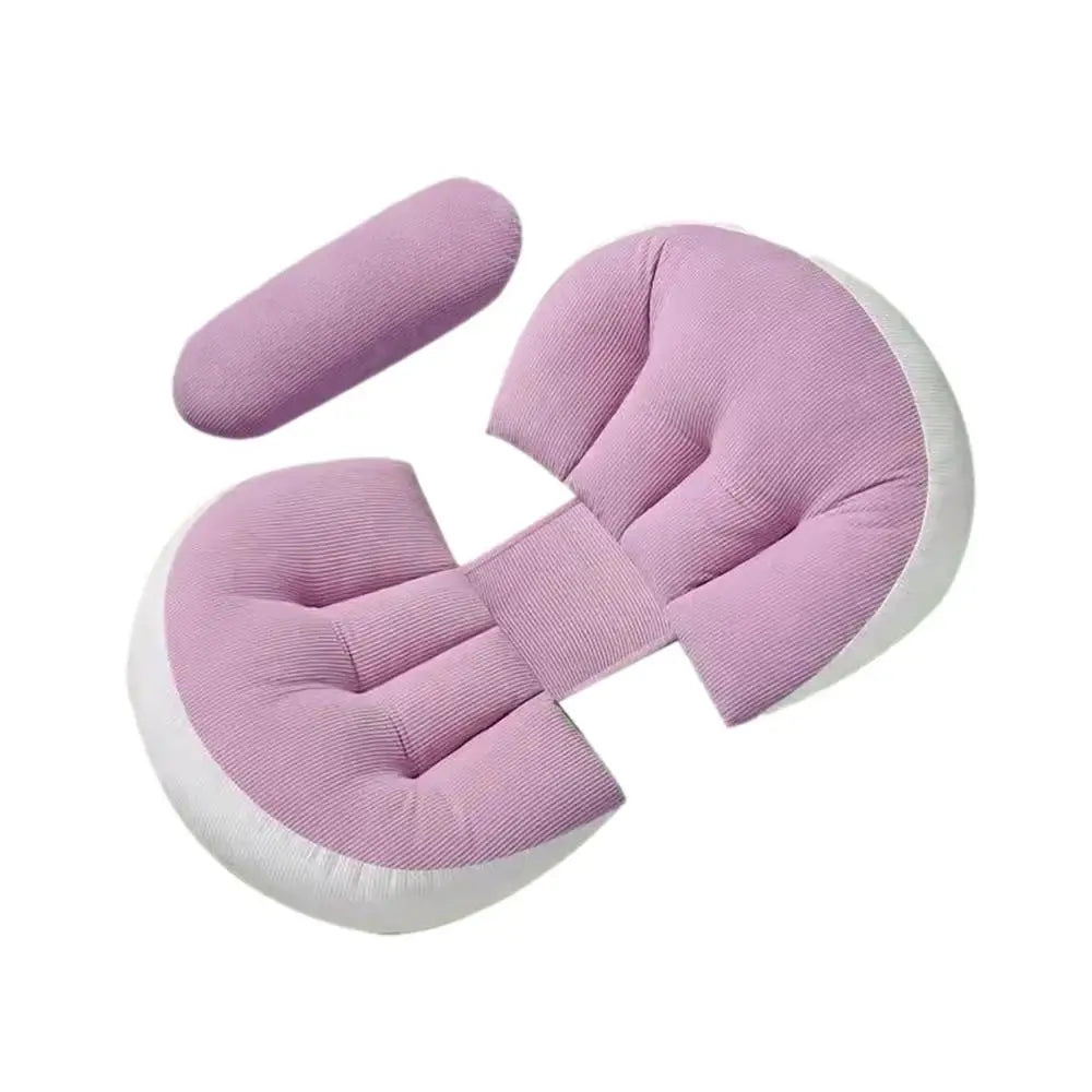 Maternity Side Sleep Pillow Multi-function U-shape Belly Support Waist Support Legs Mat Soft Breathable Pregnant Supplies