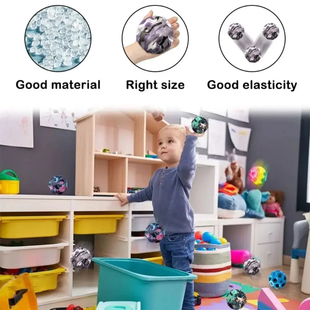 Jump Ball – High Bouncing Hand Ball Game with Wrist Return, Elastic Rubber Exercise Toy for Kids