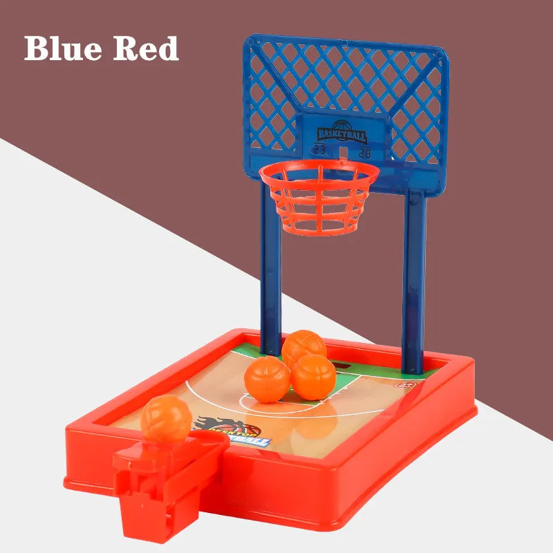 Mini Desktop Basketball Hoop – Finger Shooting Machine, Interactive 2-Player Party Game for Kids