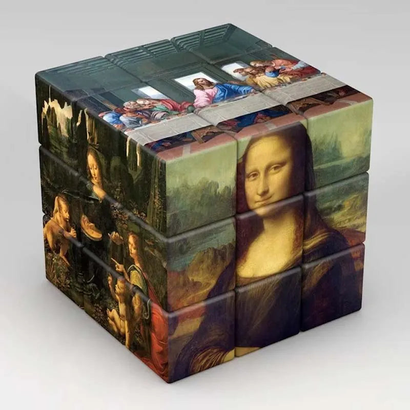 3x3x3 Magic Cube, Planets, Astronauts, Famous Paintings, Celebrity Art, Children's Puzzle Toy, Magic Cube Gift