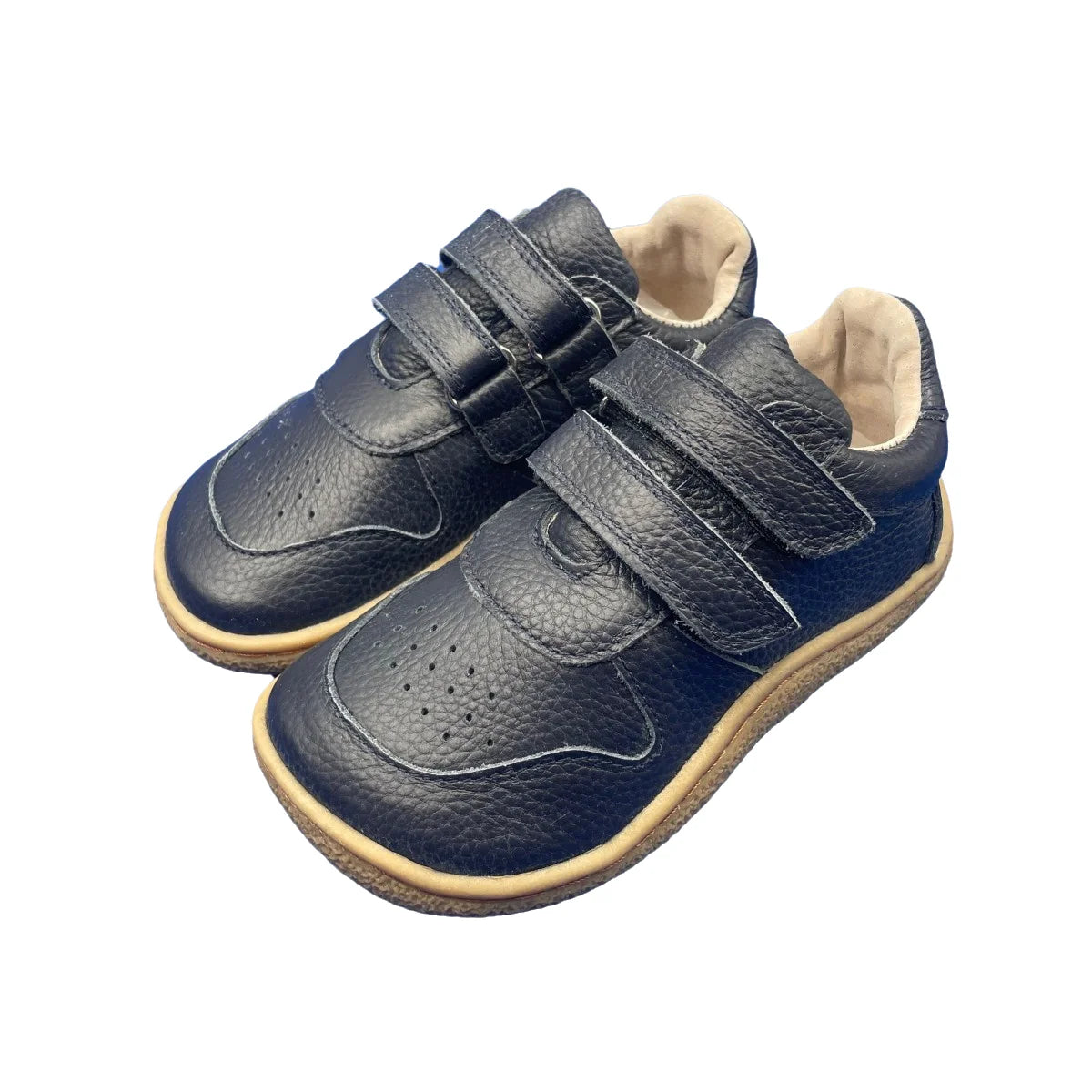 Tipsietoes New Spring Genuine Leather Shoes – Lightweight Minimalist Barefoot Sneakers for Boys & Girls