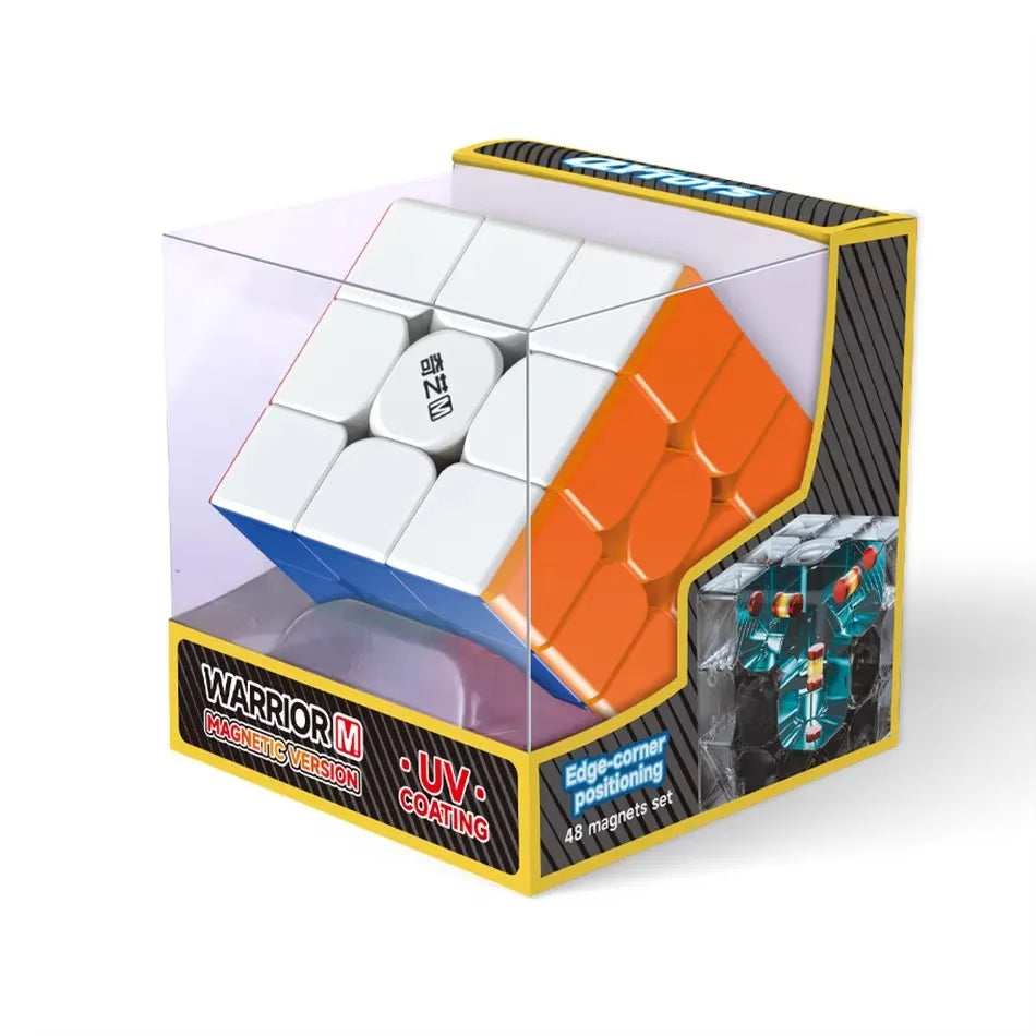 Qiyi Magic Cube 2x2, 3x3, 4x4, 5x5, 6x6, Black Stickers, Educational Puzzle Toy for Children & Kids, Cubo Magico Gift Toy