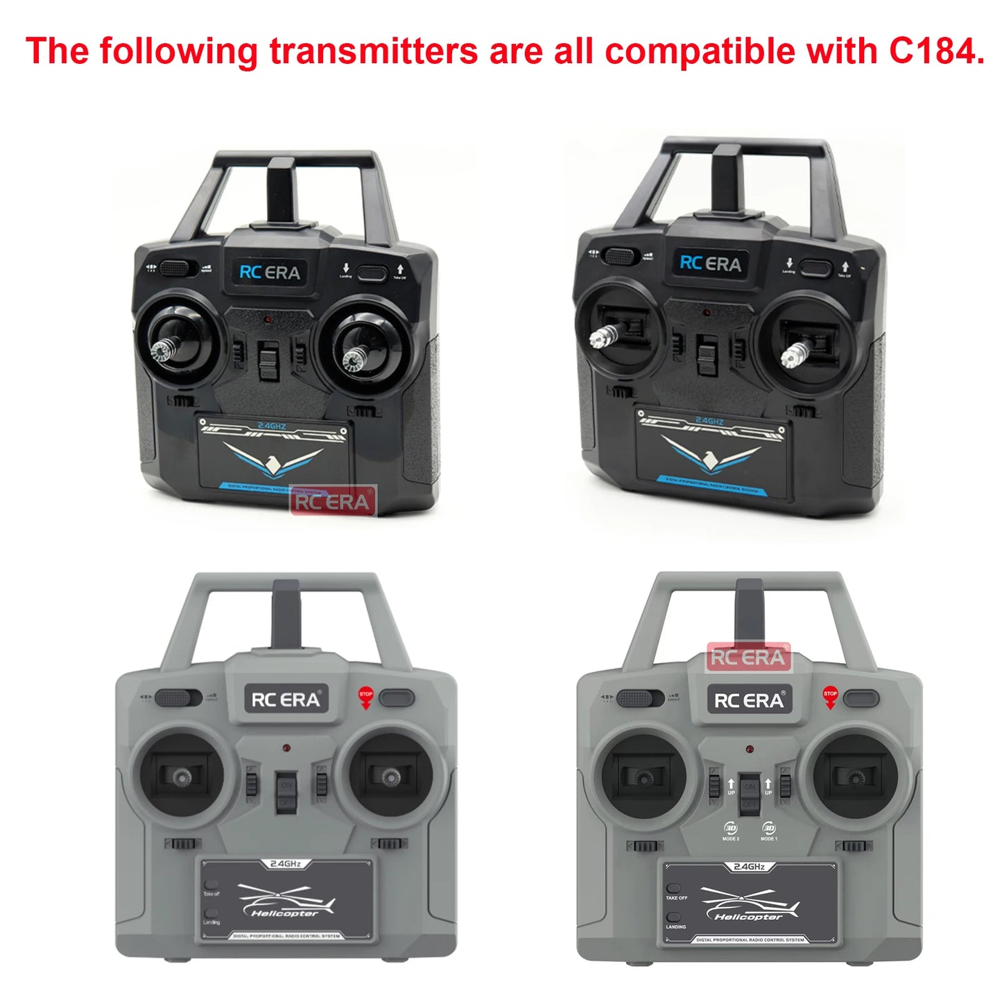 RC ERA C184 Mini MD500 Helicopter – 4CH Gyro Stabilized RC Aircraft with Optical Flow Sensor