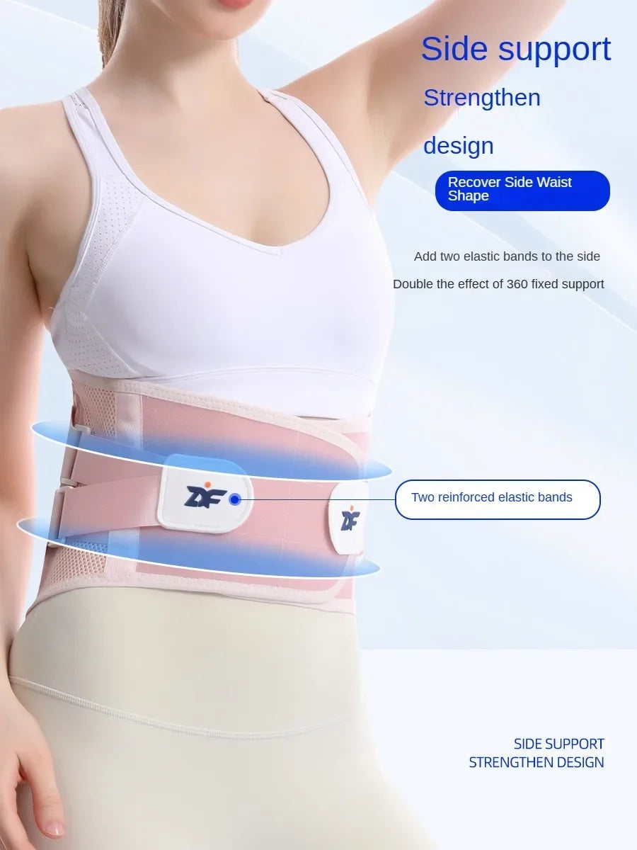 Adjustable Back Support Belt, Lumbar Support Breathable Lower Back Brace for Sciatica, Scoliosis, Herniated Disc Relief
