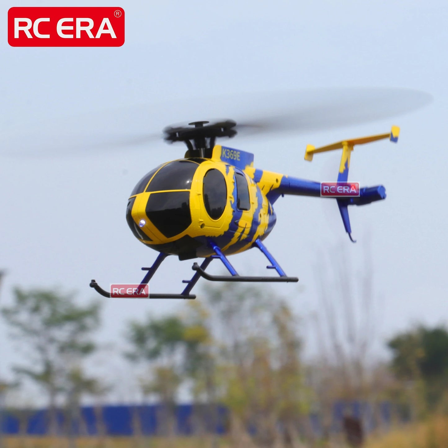 RC ERA C184 Mini MD500 Helicopter – 4CH Gyro Stabilized RC Aircraft with Optical Flow Sensor