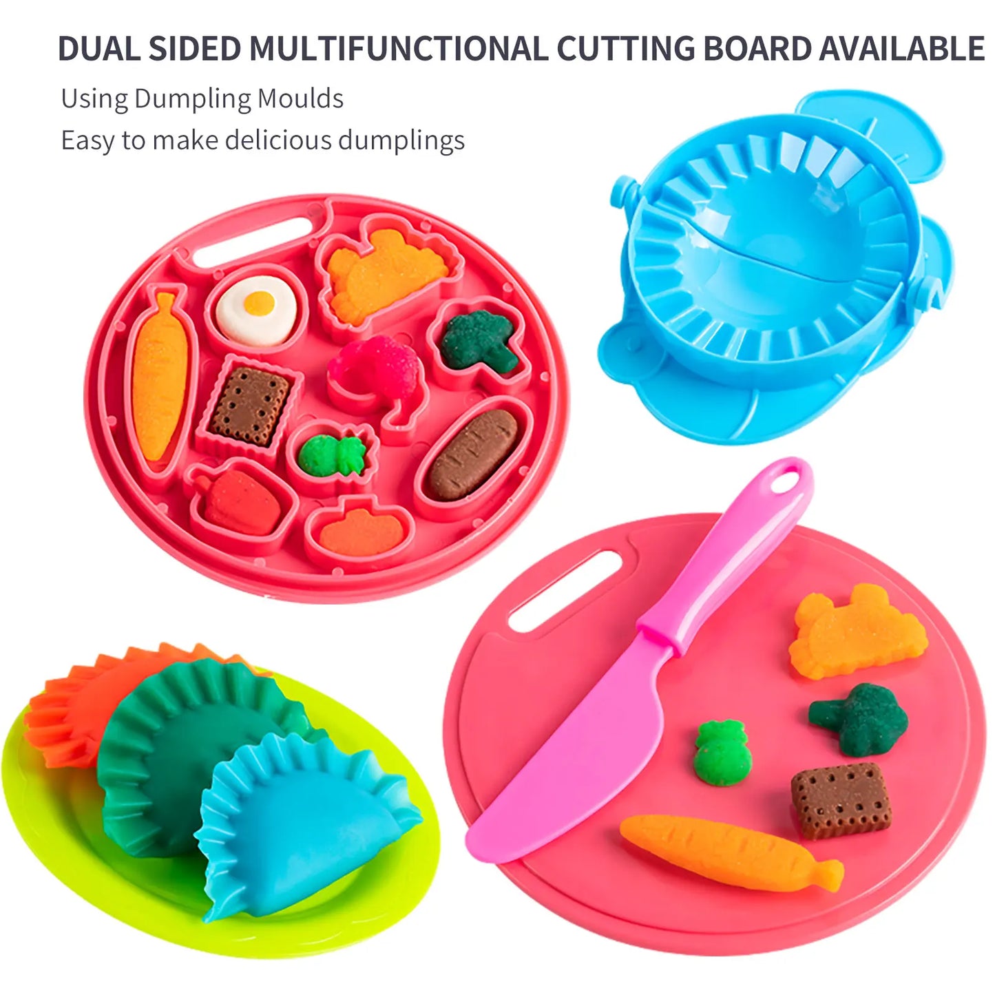 Rubber Clay Noodle Machine Toy - Colored Clay Set for Children, Boys and Girls, Ultra-Light Clay Tools