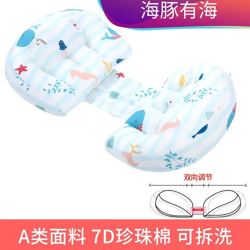 Cotton Waist Maternity Pillow for Pregnant Women - U-Shaped Full Body Pregnancy Pillow & Cushion Pad for Sleeping
