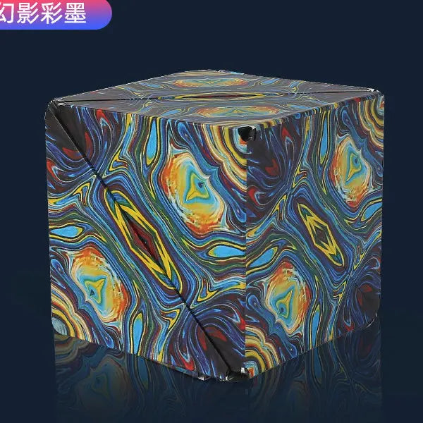 Variety Geometric Changeable Magnetic Magic Cube, Anti-Stress 3D Hand Flip Puzzle Cube, Kids Stress Reliever Fidget Toy
