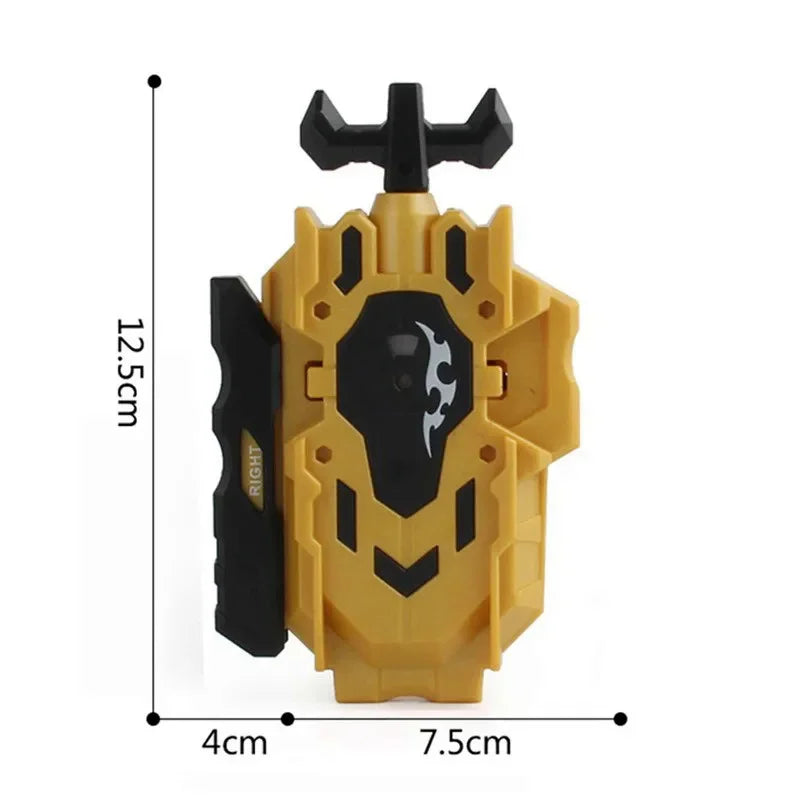 Two-way Spinning Top Burst Launcher Custom Right and Left Gyro Pull Rod Wire Spinning Top Accessories Toy Kids Toys for Children