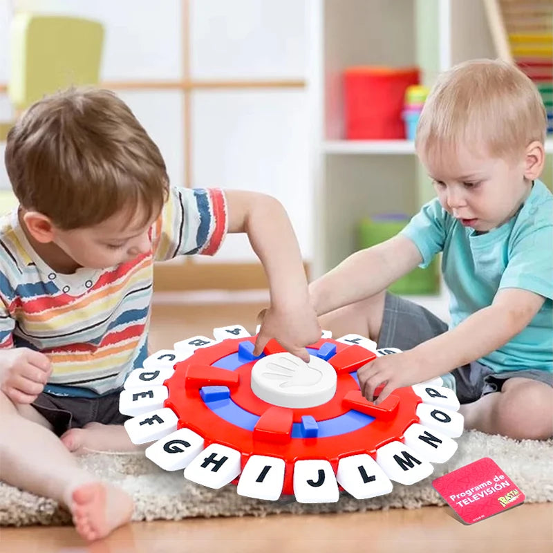Spanish Basta Game - Fast-Paced Family Gathering Letter Toy - Learning Letters for Adults & Children - Juegos de Mesa