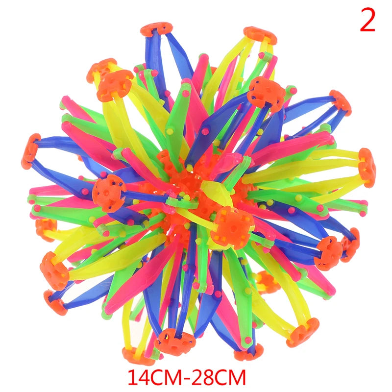 Children’s Magic Telescopic Ball – Stretchable Flower Ball for Throwing & Kicking, Outdoor Parent-Child Interactive Toy