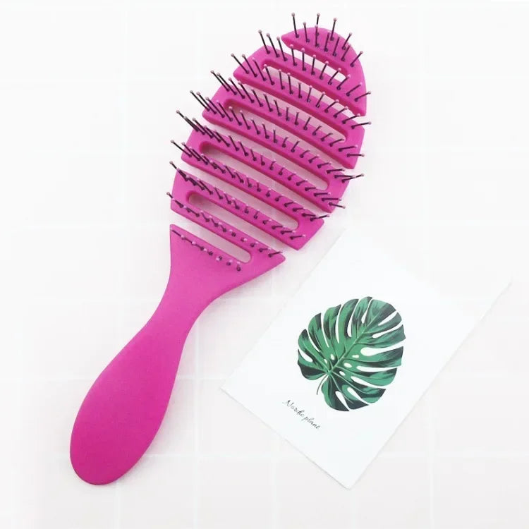 Wet & Dry Hair Brush Comb - Barber Pro Styling Tools - Anti-Tangled, Anti-Static Scalp Massage Brush - Magic Hair Comb