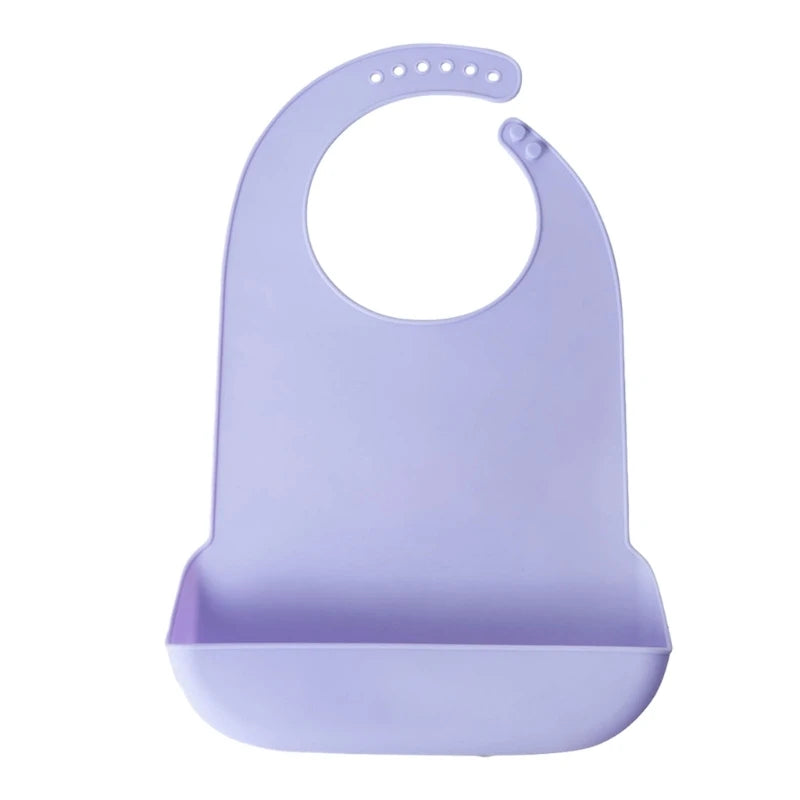 Waterproof Anti-Oil Silicone Bib for Adults – Elderly Mealtime Cloth Protector - Kidzy Market