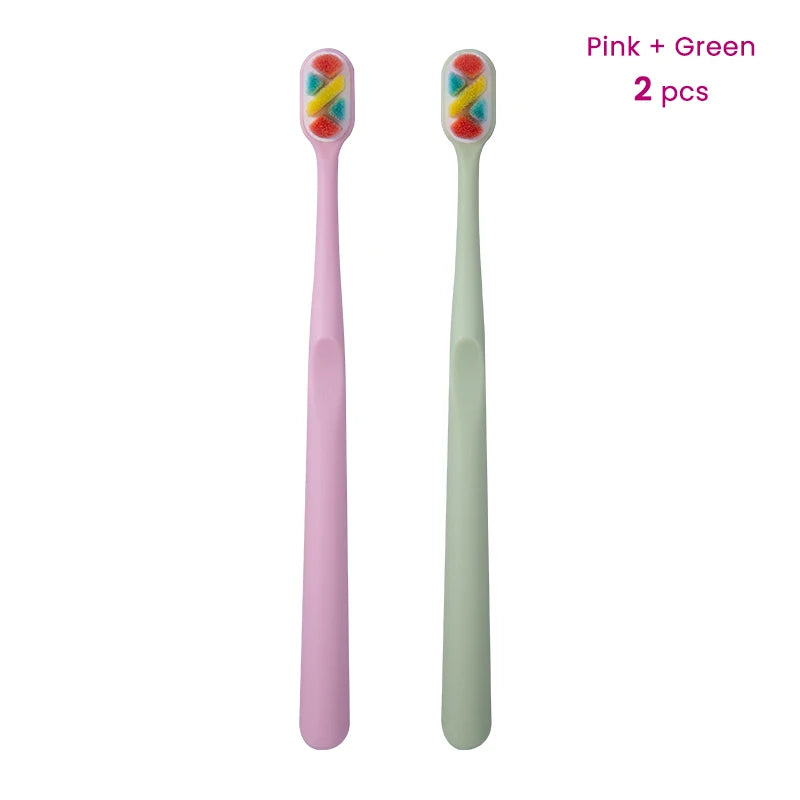 10,000 Bristles Toothbrush, Soft Bristles, Individually Packaged, Household Small Head, Ultra-fine Soft, For Pregnant Women, Adults, Couples