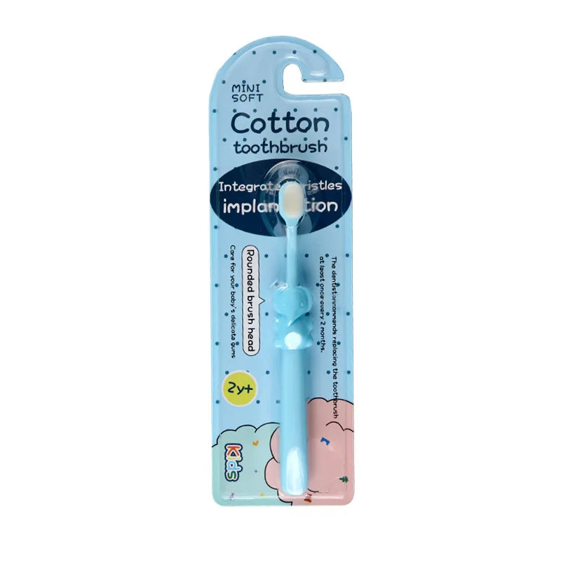 Children’s Toothbrush Oral Care Manual Toothbrush for Baby, Cartoon Rabbit Design, Oral Hygiene Gifts & Toys, 2 Styles