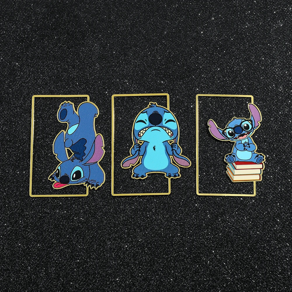 Cute Stitch Bookmark – Disney Fan Gift, Kawaii Book Page Clip for Kids and Friends