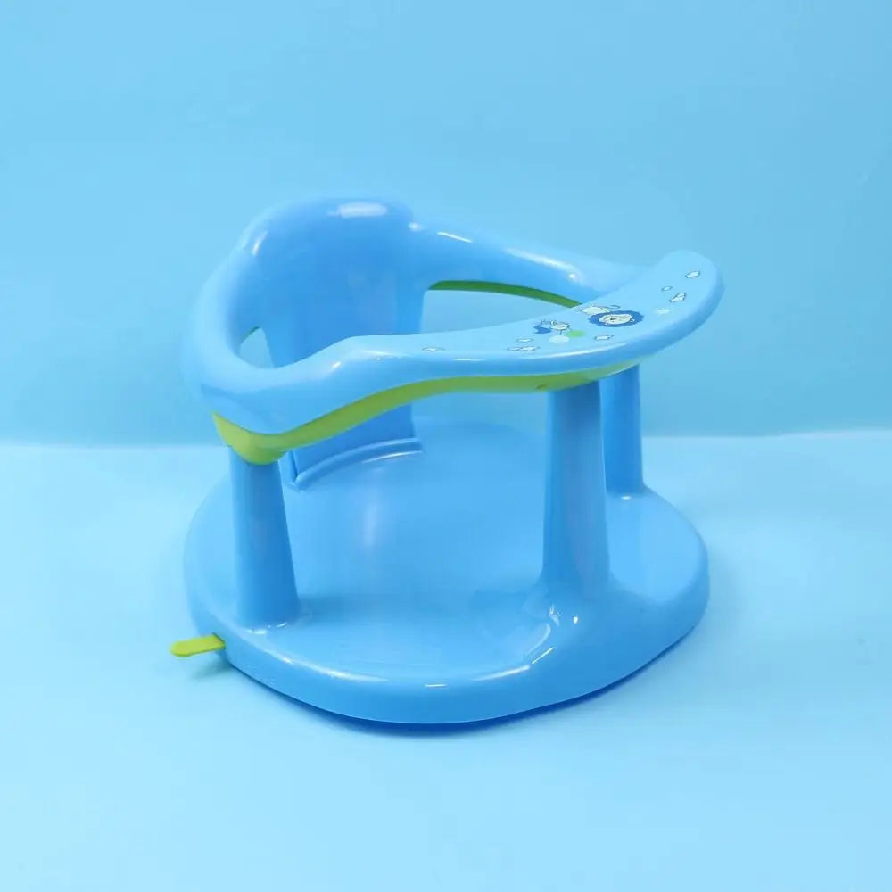 Baby Bath Seat Chair – High Temperature Resistant with Suction Cup Base, Roll-Over Prevention for Preschoolers, PP + PVC Material
