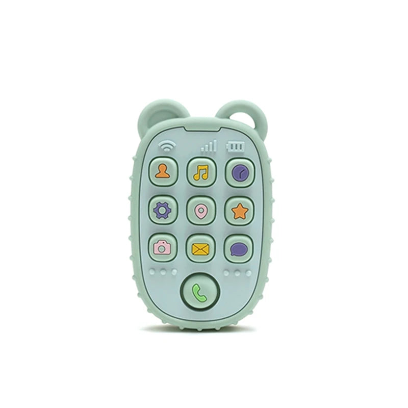 Baby Teether Gloves - Cartoon Bear Silicone Teething Gloves, Dental Care for Gums, Anti-Eating Molar Stick, BPA-Free Baby Accessory