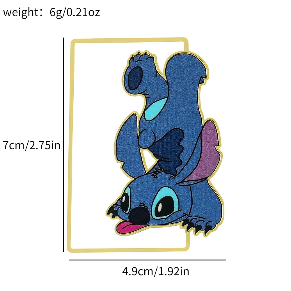 Cute Stitch Bookmark – Disney Fan Gift, Kawaii Book Page Clip for Kids and Friends