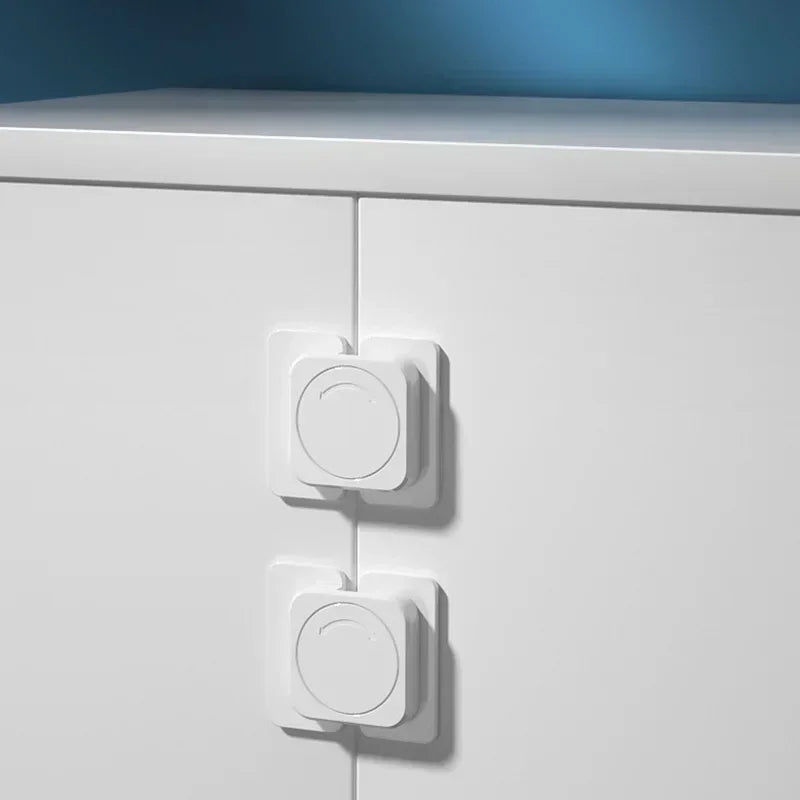 Baby Safety Lock Multifunctional Anti-Open Cabinet Buckle Children Refrigerator Cabinet Door Lock Kids Home Security Protection
