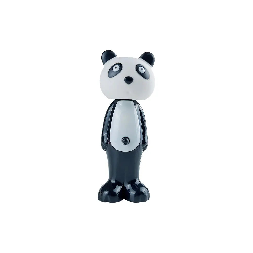 Baby Retractable Bounce Up Toothbrush, Cute Animal Shaped Teethers, Soft Bristle Oral Kids Teeth Care Cleaning