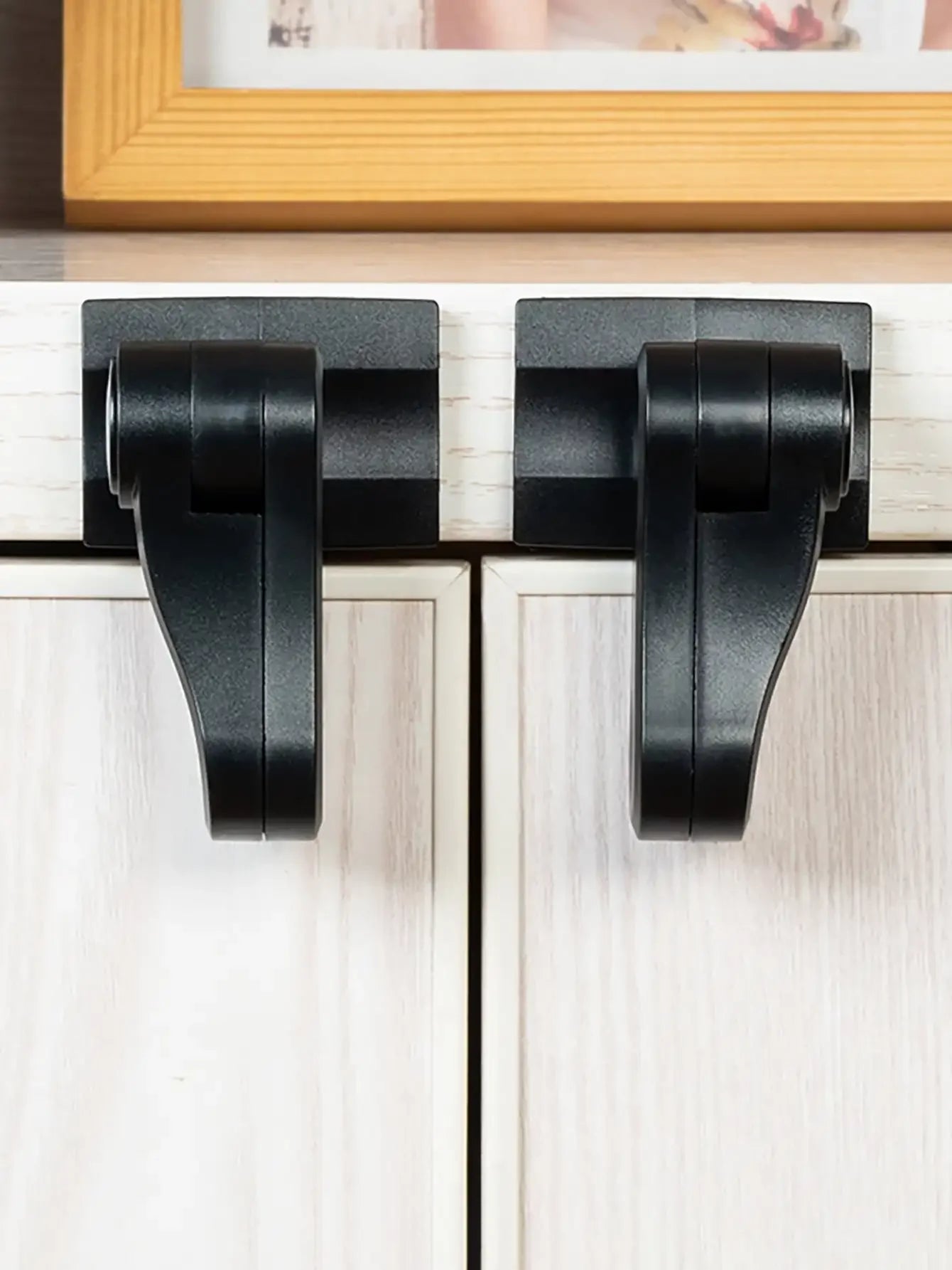 1pc Multi-function Door Handle Lock Child Safety Lock for Cabinet Drawer Doorstop