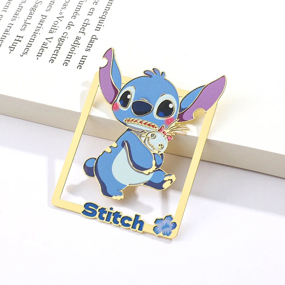 Cute Stitch Bookmark – Disney Fan Gift, Kawaii Book Page Clip for Kids and Friends