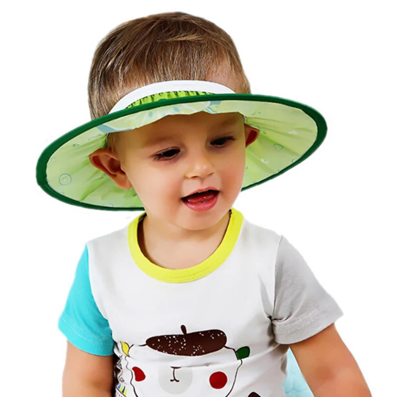 Adjustable Baby Shampoo Hat Cartoon Bath Visor with Ear & Eye Protection