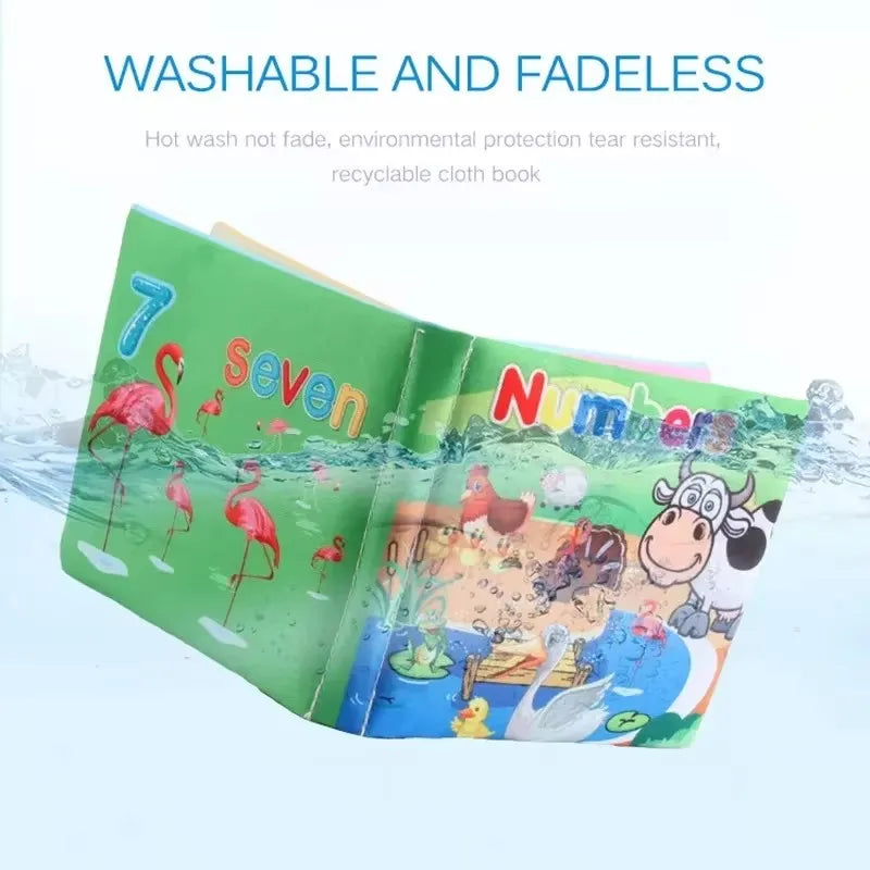 Baby Cloth Book Set – Early Learning Cognitive Toy with Fruits, Animals, Numbers, and Food for Toddlers Ages 12–72 Months