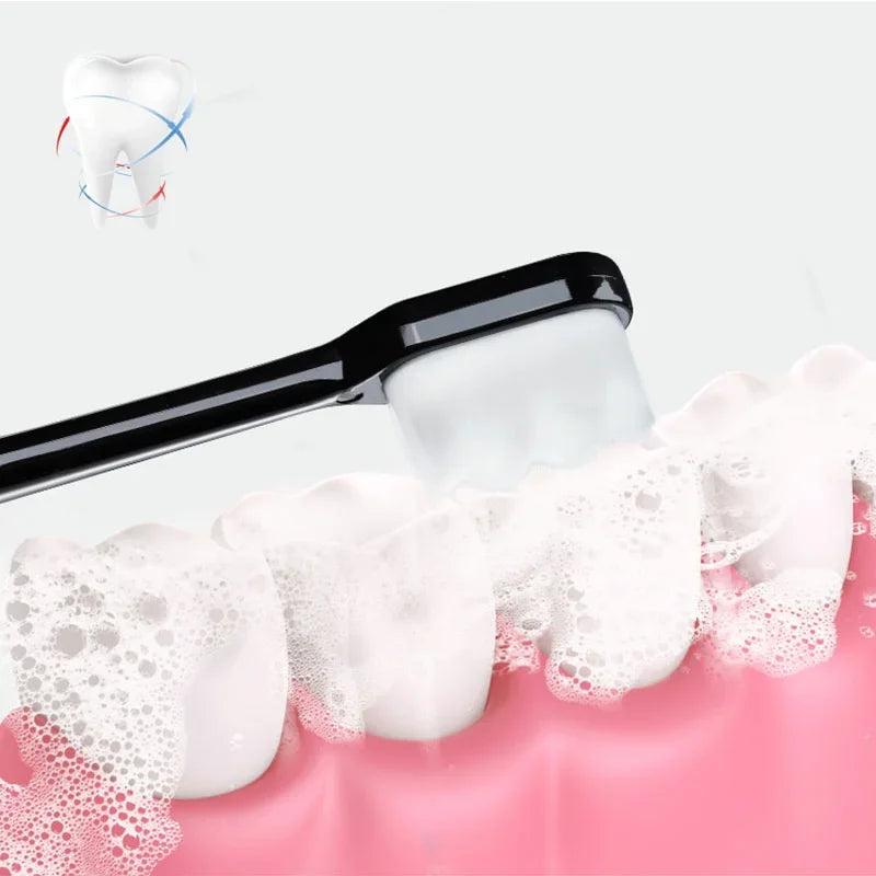 Ultra-fine Soft Toothbrush Million Nano Bristle Adult Teeth Deep Cleaning Portable Travel Dental Oral Care Brush