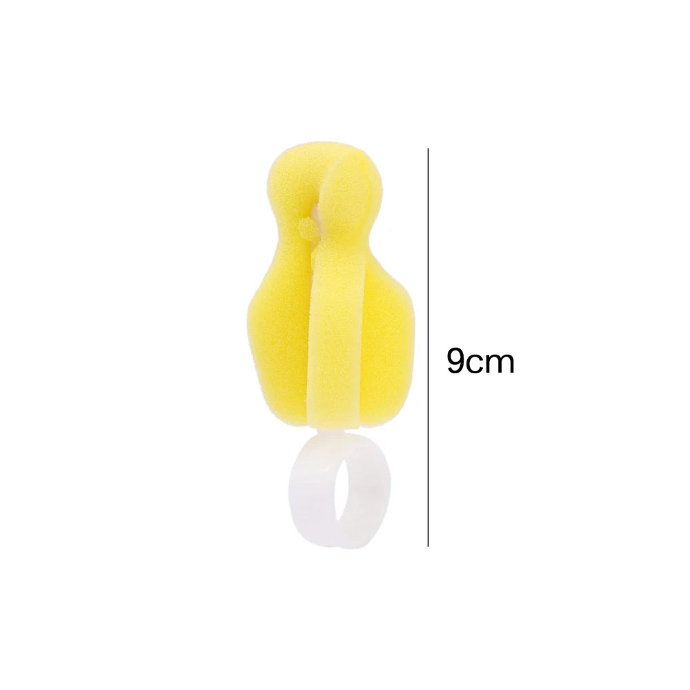 Sponge Nipple Cleaning Brush – Long Handle Baby Pacifier & Straw Scrubber, 360° Glass Cup & Kitchen Cleaning Tool
