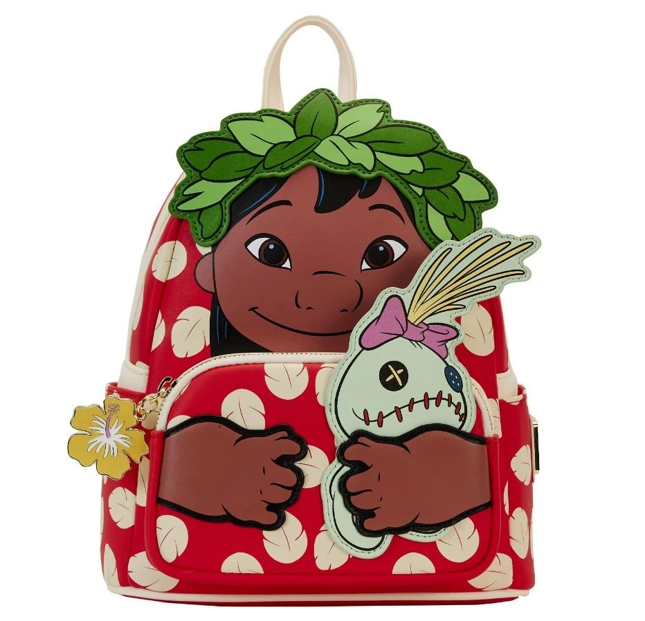 Disney Stitch Plush Mini Backpack – Cute Anime Shoulder Bag for Girls and Kids