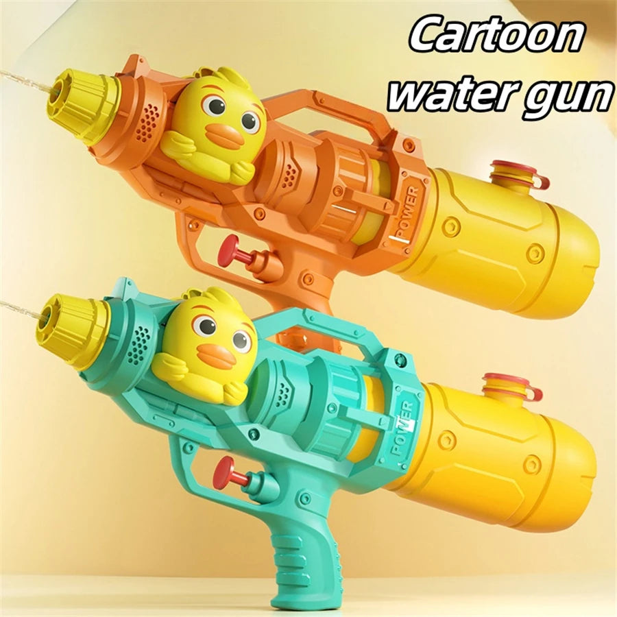 Dinosaurs, Ducks, Sharks Twin Sprinkler Water Gun Toys – Family Pool and Beach Fun