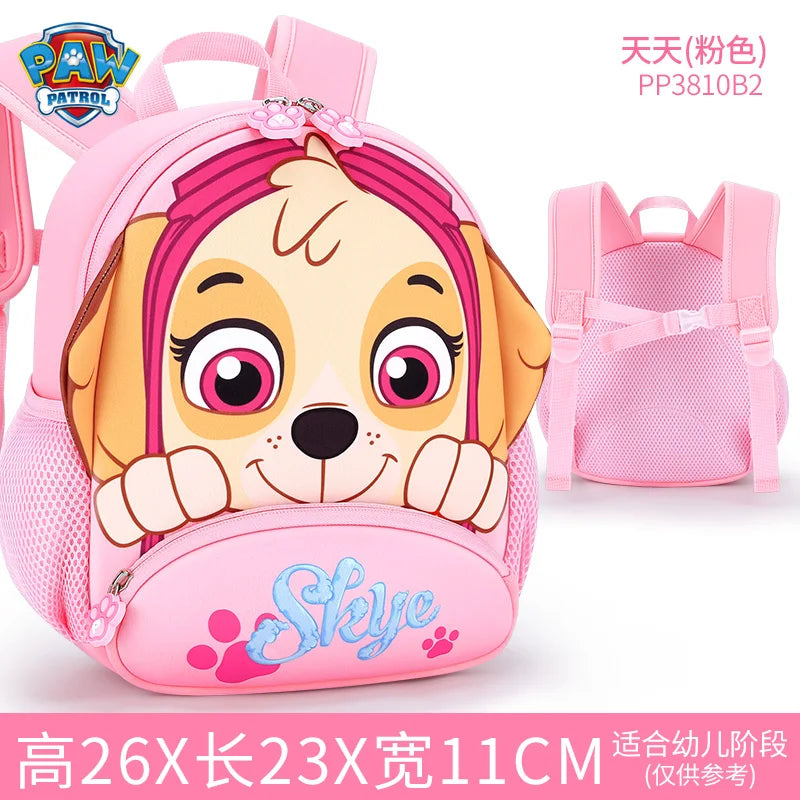 Genuine Paw Patrol Chase & Skye Travel Bag - 26cm Kids Backpack, Fashion Preschool Satchel Knapsack, Children Gift for 1-5T - Kidzy Market