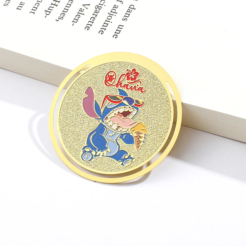 Cute Stitch Bookmark – Disney Fan Gift, Kawaii Book Page Clip for Kids and Friends