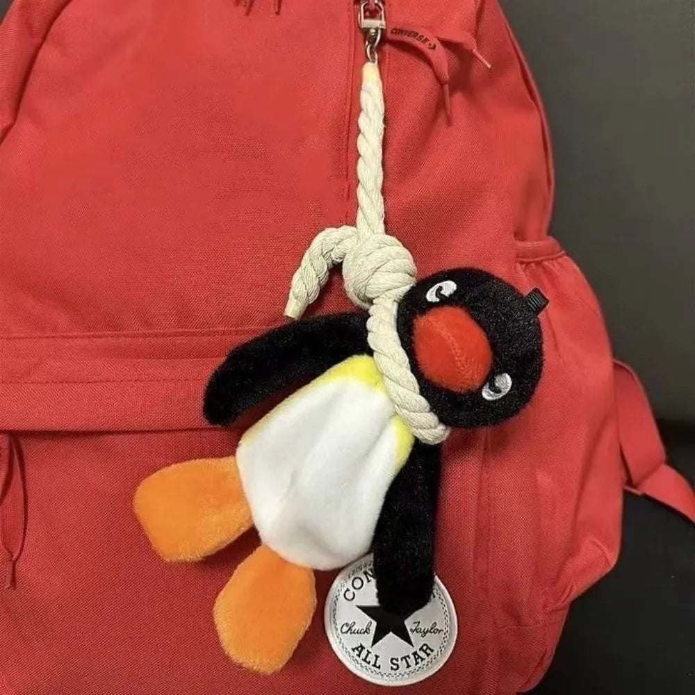 16cm Lovely Penguin Plush Keychain, Cute Doll Backpack Pendant for Girls and Women