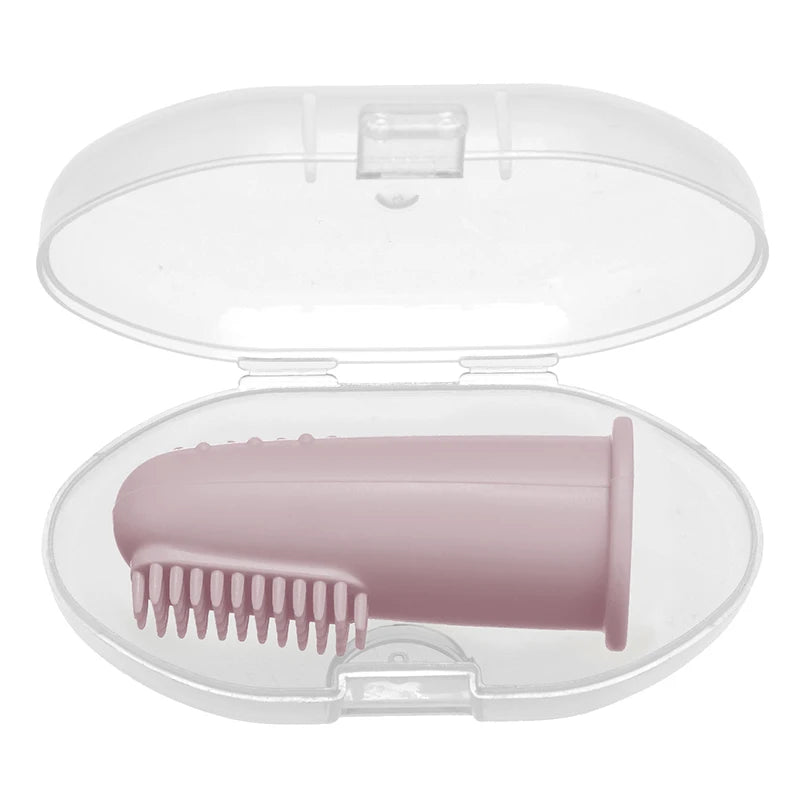 Baby Soft Finger Toothbrush - BPA-Free Food Grade Silicone Infant Oral Care Brush