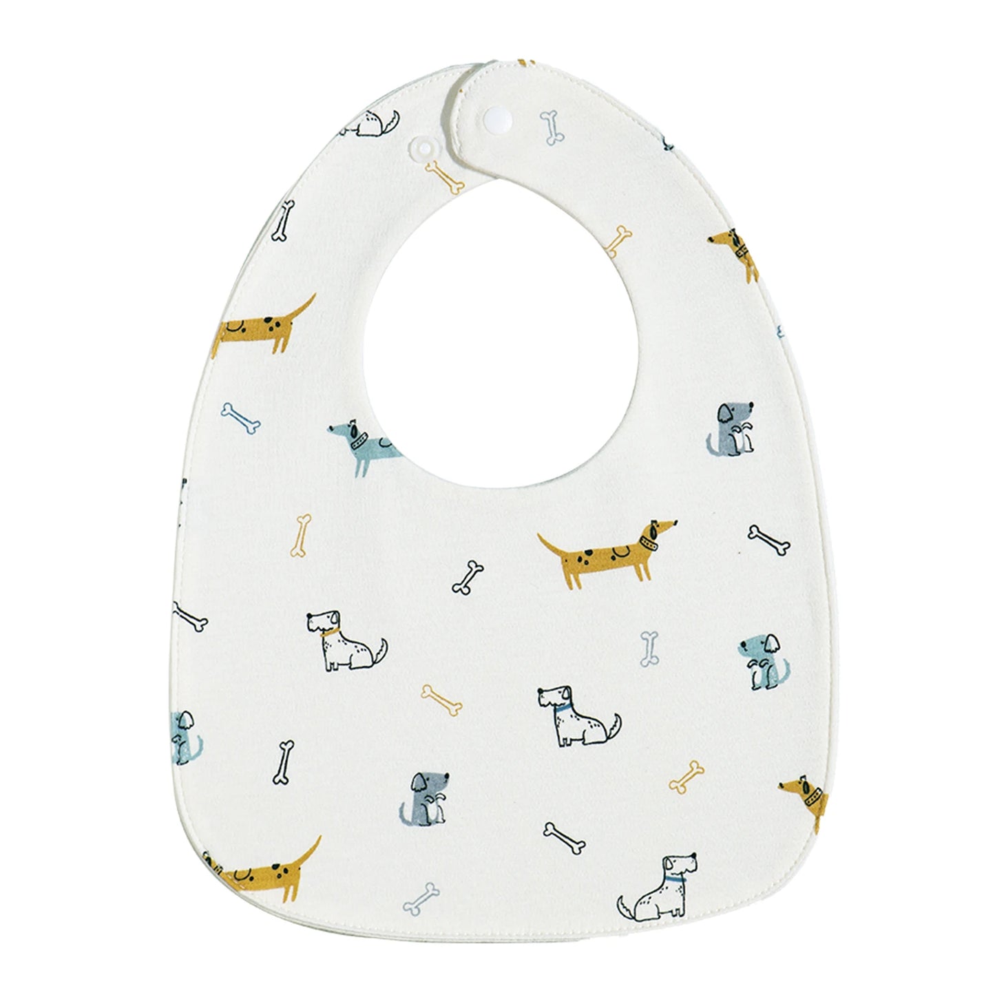 INSULAR 3-Layer Baby Bibs & Burp Cloth Set – Soft Cotton Adjustable U-Shape Feeding Bib for Newborns & Infants, Saliva Towel & Rice Bag - Kidzy Market