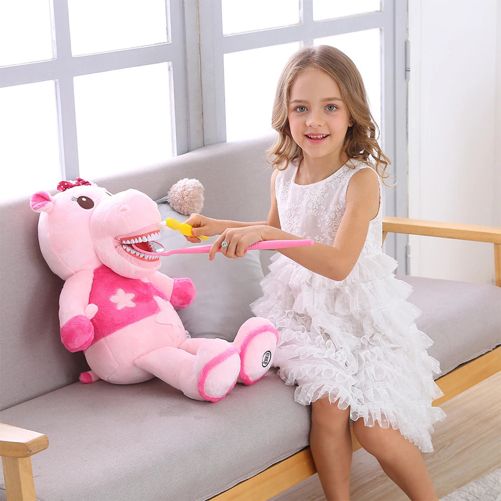 Dental Plush Toy Accessories, Big Toothbrush, Large Anti-Fog Mirror, Toys, Dental Stuffed Toys, Plush Dolls, Kids Gifts
