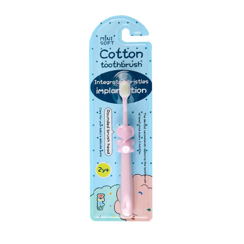 Children’s Toothbrush Oral Care Manual Toothbrush for Baby, Cartoon Rabbit Design, Oral Hygiene Gifts & Toys, 2 Styles