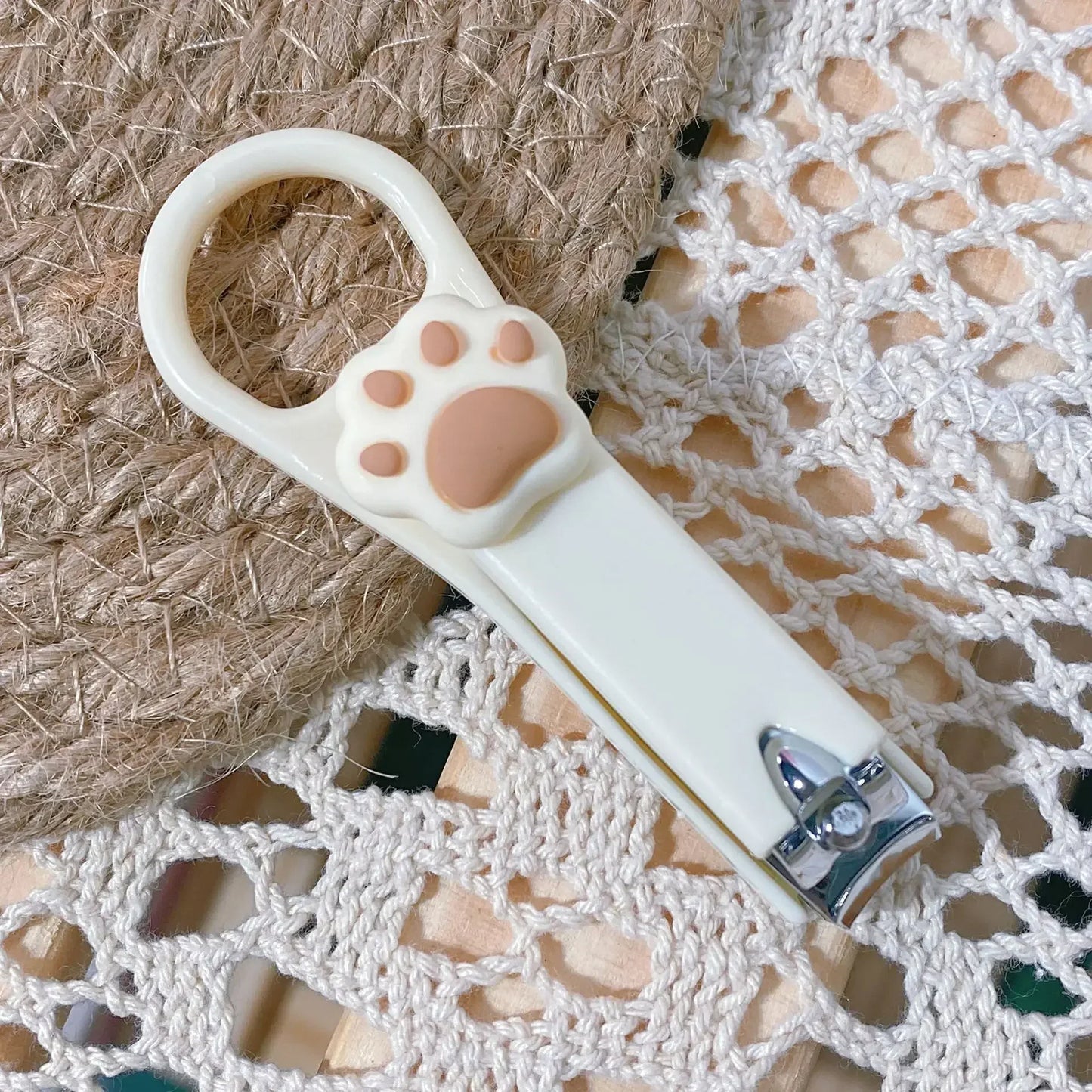 New Cute Cartoon Bear & Bunny Nail Clippers – Anti-Splash Nail Trimmer, Baby Nail Care Accessories, Manicure Tools