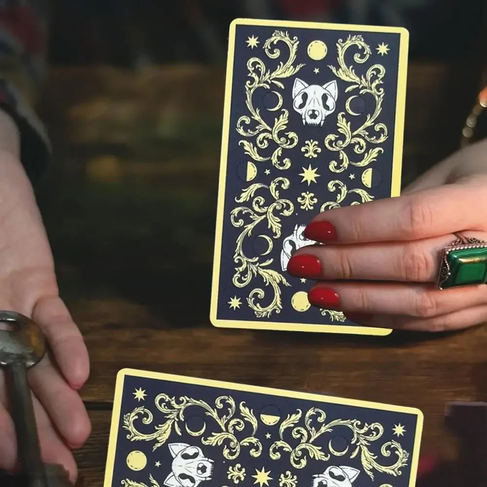 Cats Rule Earth Tarot Card Deck - 78 Oracle Cards, English Edition for Divination & Visionary Guidance