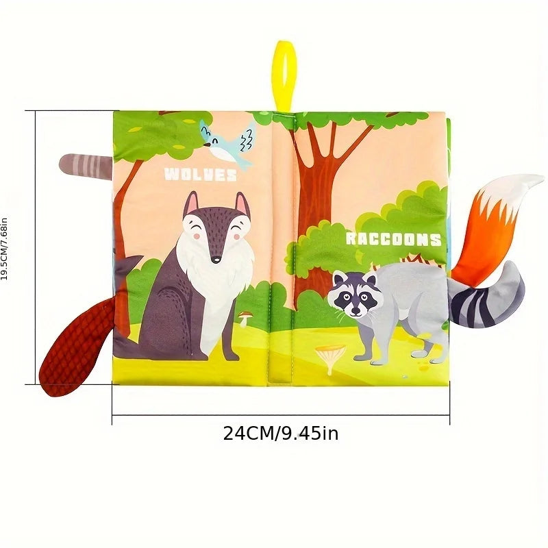 1PC Newborn 0-6 Months Baby Book - Touch and Feel Soft Book, Kids Puzzle Montessori Toy, YY33