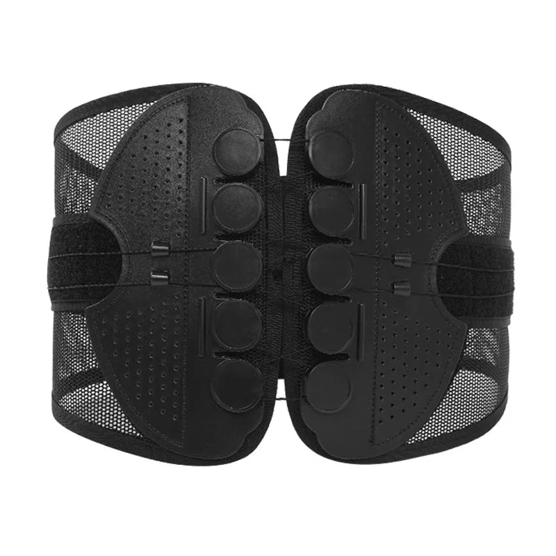 Double Pulling Pulley Breathable Support Waist Belt, Fixed Pelvic Support Belt